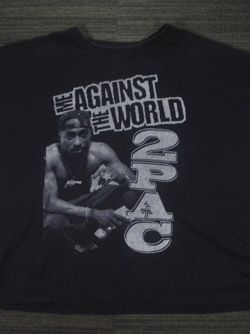 Bravado 2Pac Me Against the World Black Graphic T-Shirt Men’s L